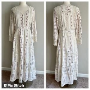LoveShackFancy Desert Victorian Maxi Dress